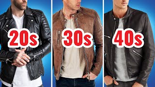 The PERFECT Leather Jacket For Your Age [upl. by Ahseekat]