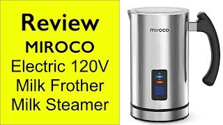 Review Miroco Milk Frother  How to make froth milk at home [upl. by Adnocahs]