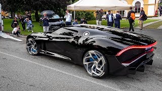 WORLDS MOST EXPENSIVE CAR 19 MILLION Bugatti La Voiture Noir DRIVES [upl. by Boggs147]