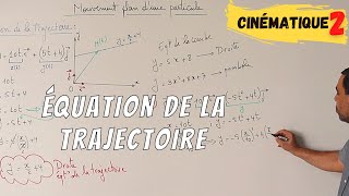 Cinématique 2 BACIS Equation de la trajectoire [upl. by Beryle437]