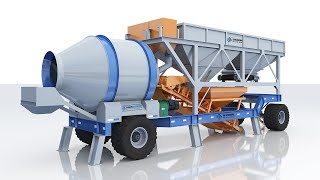 How Mobile Concrete Batching Plant Works [upl. by Anehta]