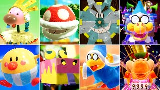 Yoshis Crafted World  All Bosses No Damage [upl. by Hnil]