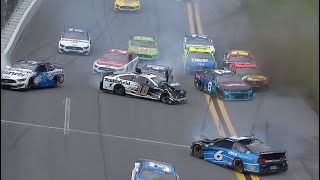 Massive wreck early in the Daytona 500  Extended Highlights [upl. by Peednas]