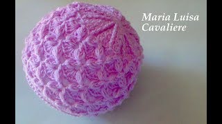 Cappello punto fiocchetti alluncinetto tutorial [upl. by Cleopatra]