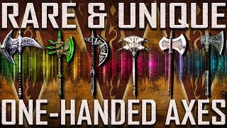 OneHanded Axes  Rare amp Unique  Morrowind Includes DLCs [upl. by Anthony]