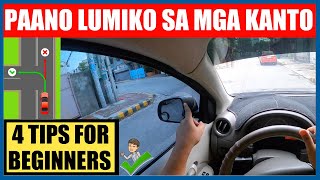 4 TIPS KUNG PAANO LUMIKO SA MGA KANTO  CAR TURNING 101 [upl. by Limann456]