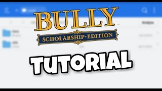 How to Install Mods On Bully Android [upl. by Assehc]