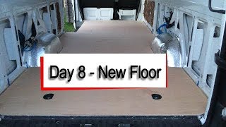 Mercedes Sprinter Camper Van  New Floor [upl. by Annohsat]