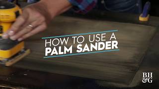 How to Use a Palm Sander [upl. by Ayahs]