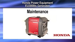 EU3000iS Generator Maintenance [upl. by Ralyks]