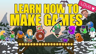 HOW TO MAKE GAMES  BEGINNERS GUIDE Using Love2D amp Lua [upl. by Eduardo]