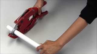 How to Use PVC Pipe Cutters [upl. by Tound4]