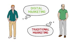 Digital Marketing vs Traditional Marketing  digiBigs [upl. by Eiloj304]