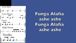 For Practice 1  Funga Alafia instrumental [upl. by Fauver617]