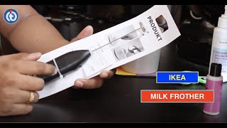 IKEA MILK FROTHER Review amp Battery Installation [upl. by Annohsat560]