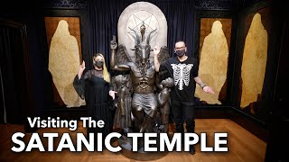 Visiting The Satanic Temple  Salem MA 4K [upl. by Whang]