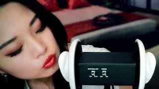 ASMR Applying Lip Gloss and Kisses No Talking [upl. by Kassie]