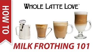 Milk Frothing for Beginners [upl. by Roz]