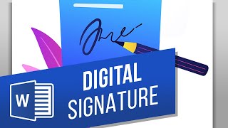 How to Add a Digital Signature in Word  How to Create an Electronic Signature in Word UPDATED [upl. by Kere]