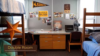 Residence Hall Dorm Tours Double Room [upl. by Kerin]