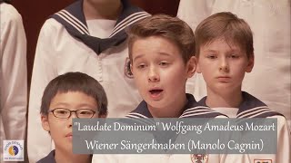 Wiener Sängerknaben Vienna Boys Choir  quotLaudate Dominumquot Wolfgang Amadeus Mozart 2015 [upl. by Aivitnahs]