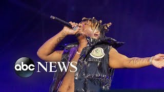 Sudden death of Juice WRLD at Chicago airport  ABC News [upl. by Box]