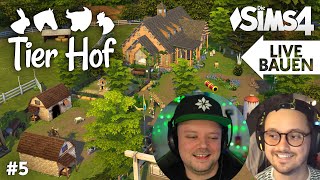 Hof bauen für alle Tiere in Die Sims 4 🐴🐑🐮🦙🐓🐰🐕🐈 TIER HOF 5 in Die Sims 4 mit Daniel amp Chris [upl. by Aeslehs]