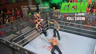 GCW LIVE 2021 EP 3 FULL SHOW WWE ACTION FIGURE MATCH [upl. by Sundberg]