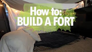 How to Build a Fort EASY amp SIMPLE [upl. by Spears]