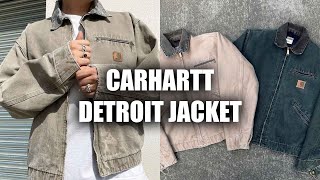 Carhartt Detroit Jacket Review How To Style amp Sizing [upl. by Dao]