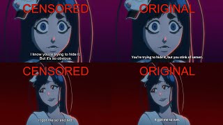 Bleach TYBW Episode 22 Censored Version VS Original version [upl. by Tomasz]