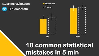 Ten Statistical Mistakes in 5 Min [upl. by Duky]