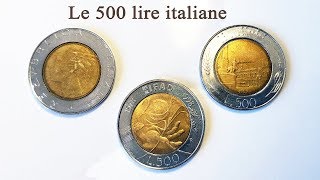 Quanto valgono queste 500 lire italiane [upl. by Pritchett]