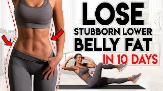 LOSE BELLY FAT in 10 Days lower belly  8 minute Home Workout [upl. by Eward]