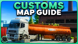 ULTIMATE CUSTOMS BEGINNER MAP GUIDE  Escape from Tarkov [upl. by Naeroled670]