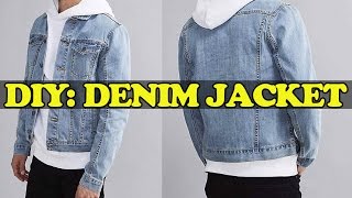 DIY Denim Jacket from Scratch [upl. by Tommy]