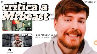 crítica a Mrbeast [upl. by Shelba]