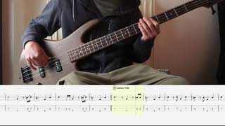 Eric Clapton  Cocaine  Bass Cover  PlayalongTab [upl. by Adolph833]