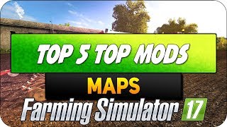 Favorite Maps In Ls17 Top 5 Mods 💖 [upl. by Scarrow436]