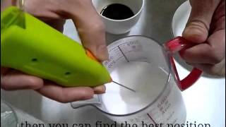 How To Make Latte Art with Mini Milk Frother [upl. by Constancy]