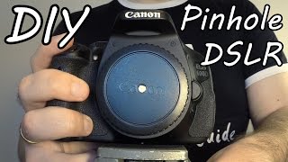 How To Make A Pinhole Camera Photos With DSLR Camera DIY [upl. by Christiano188]