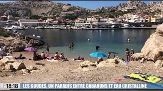 Marseille  les Goudes un paradis entre cabanons et eau cristalline [upl. by Mchail250]