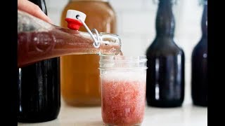 HOW TO MAKE WATER KEFIR  Fermented Drink Recipes [upl. by Ahcatan679]