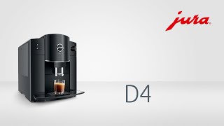 JURA D4 Piano Black  Kaffeevollautomat  Fully automatic coffee machine [upl. by Rauch]