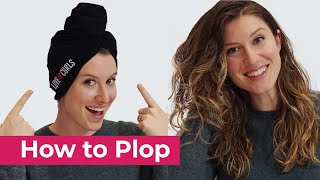 How to Plop Wavy Hair [upl. by Stryker]