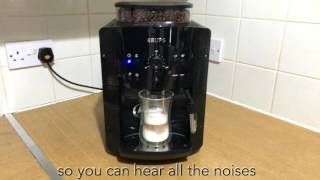 Great Value Coffee Machine  Krups EA8108 Bean to Cup Machine Review [upl. by Eile]