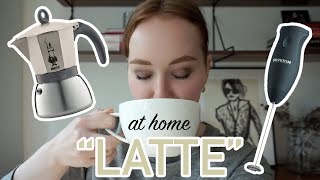 HOW TO MAKE A quotLATTEquot AT HOME moka pot  frother [upl. by Atteugram]