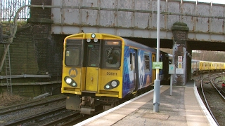 Half an Hour at 216  Birkenhead North Station 1022017  Class 507 508 terminus [upl. by Ahsemot]