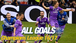 Every Champions League goal 201617  The BBC on fire amp two amazing Cristiano hattricks [upl. by Flodnar]