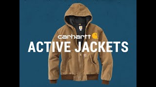 Product Spotlight Carhartt Active Jackets [upl. by Notsua]